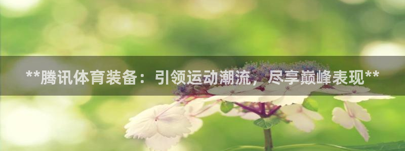 欧陆娱乐欢迎访问：**腾讯体育装备：引领运动潮流，尽