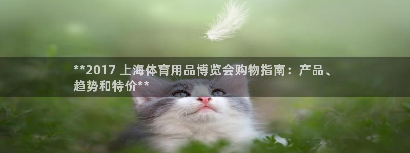 欧陆娱乐官网网址：**2017 上海体育用品博览会购
