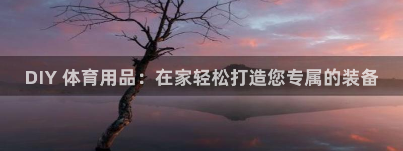 欧陆娱乐能赚钱吗现在：DIY 体育用品：在家轻松打造