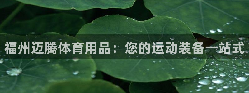 欧陆娱乐怎么注册会员号：福州迈腾体育用品：您的运动装