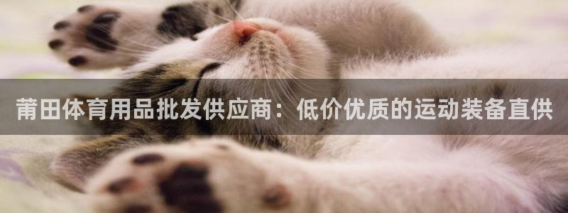 欧陆娱乐可以退钱：莆田体育用品批发供应商：低价优质的